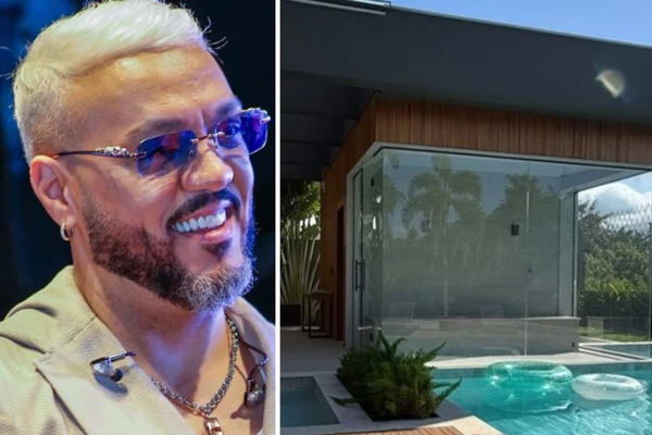 Mansão de Belo no Rio impressiona com luxo e quarto personalizado para o filho da namorada