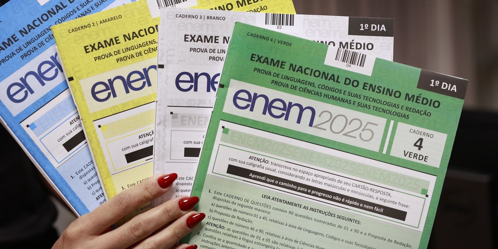 Enem 2025: divulgados gabaritos e cadernos de provas do 2º dia
