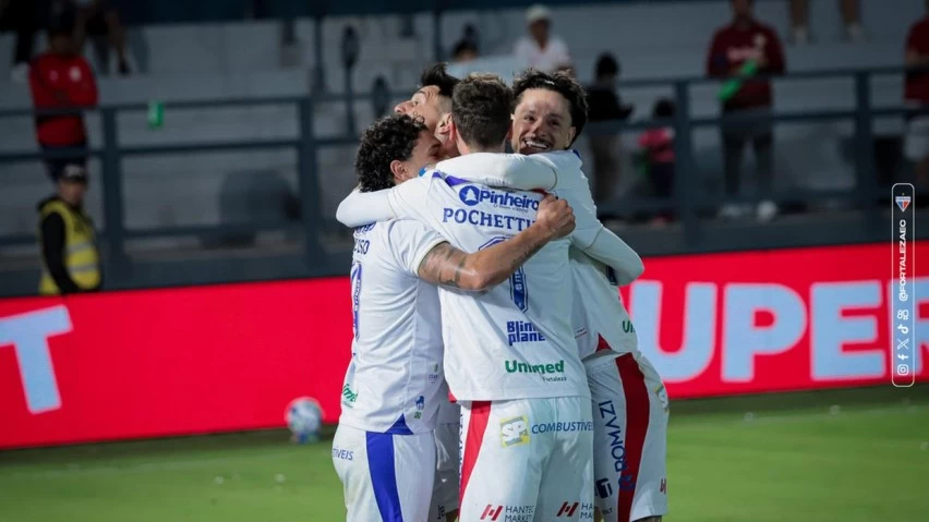 Fortaleza vence Bragantino e respira no Brasileirão