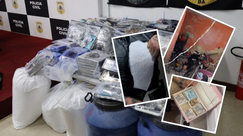 Polícia bloqueia R$100 milhões e prende 46 criminosos
