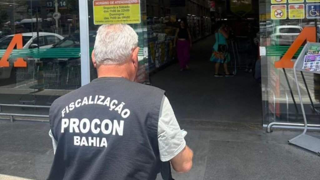 Sete supermercados são autuados após fiscalização do Procon na Bahia
