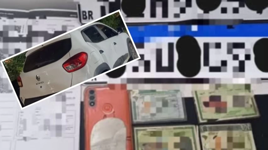 Carro roubado é recuperado e homem acaba preso em Jardim Santo Inácio