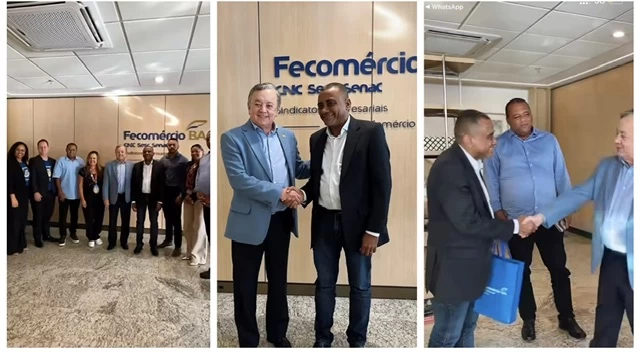 Del Soares visita a Fecomércio e anuncia fortalecimento de ações do Sesc e Senac Em Simões Filho