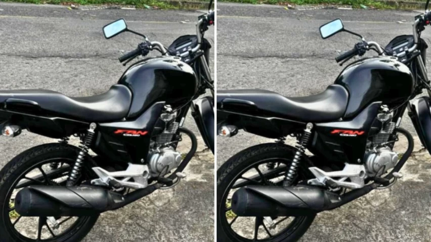 Homem é preso com moto adulterada no Lobado