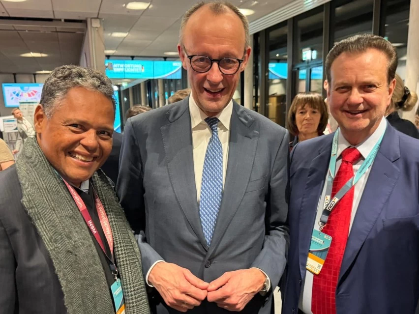 Kassab e Antonio Brito se encontram com chanceler da Alemanha