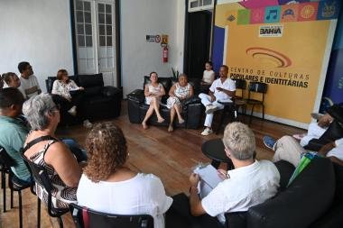 Secretaria de Cultura do Estado realiza escuta com comerciantes antes de iniciar reforma no Largo Pedro Archanjo | SECOM