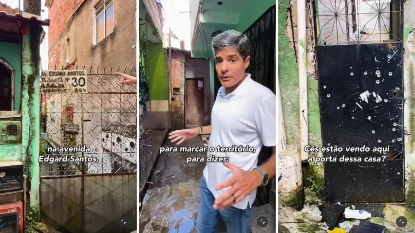 ACM Neto vai a local dominado pelo CV e mostra casas abandonadas após famílias serem expulsas