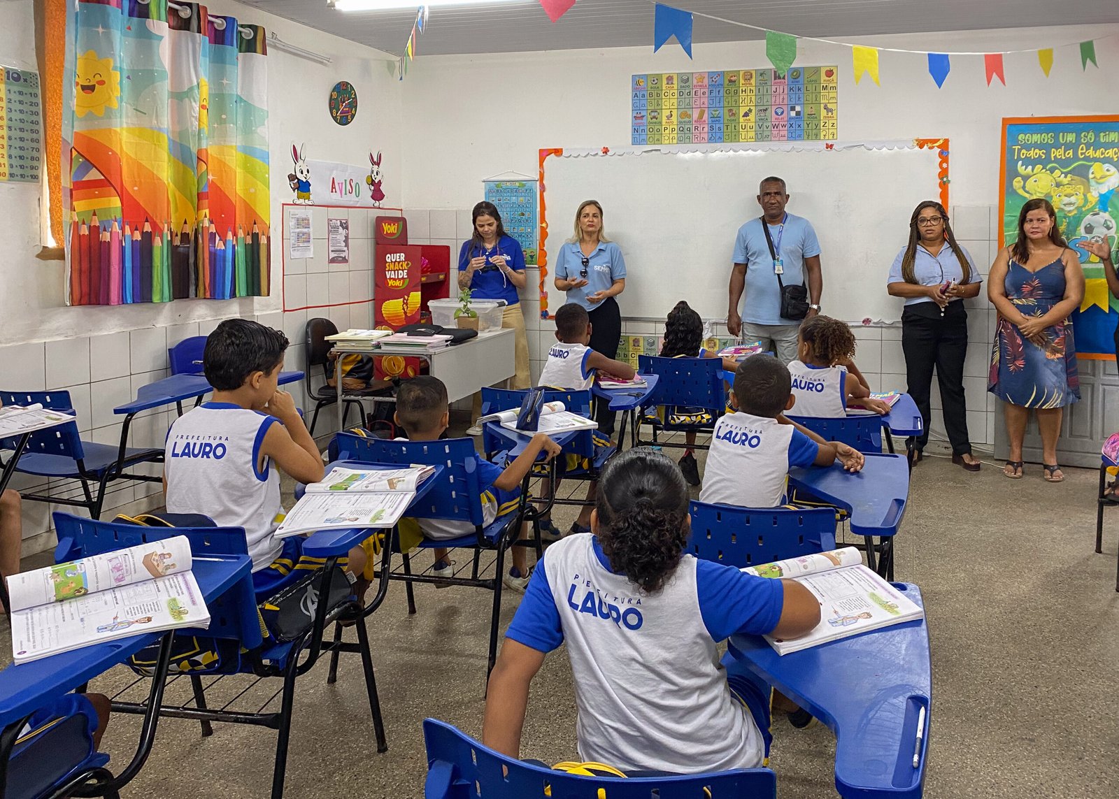 Alunos da rede municipal vivenciam experiência lúdica sobre fauna e flora em ação da Semana do Meio Ambiente -