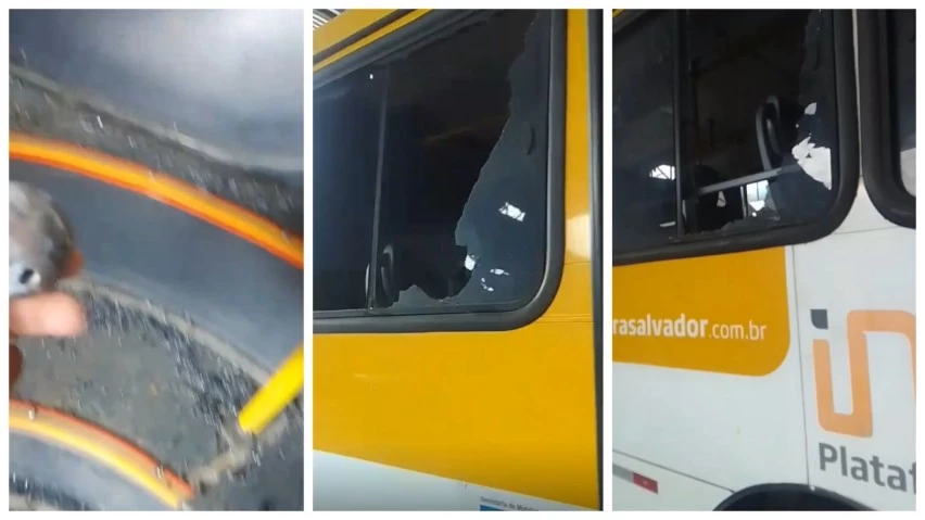 Ataque a ônibus teria sido feito por torcedores do Bahia