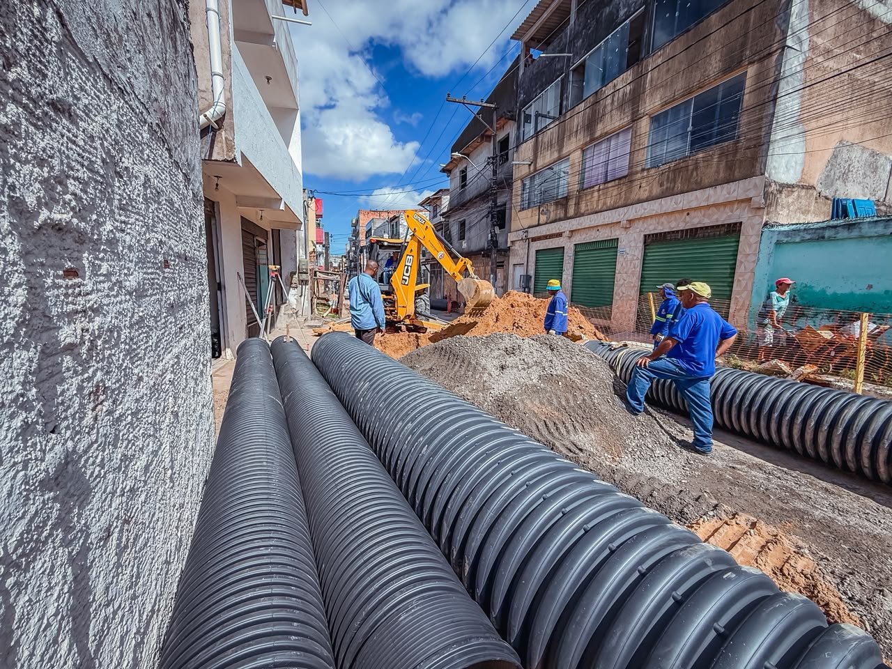 Drenagem em Itinga alcança 80% de execução e reforça melhorias na infraestrutura -