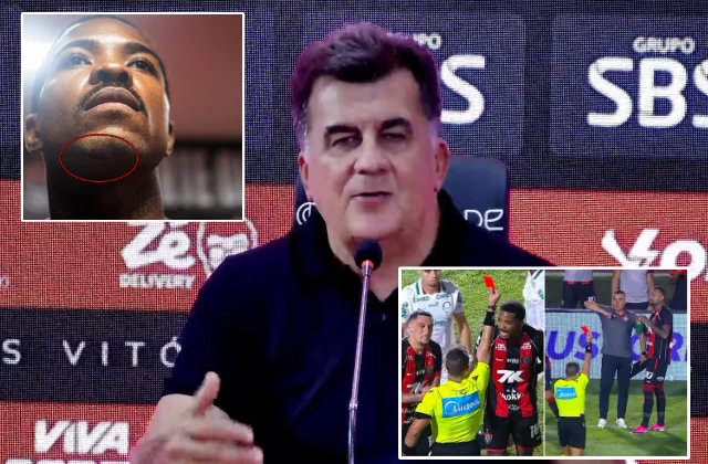 Fábio Mota sobe tom contra arbitragem e Vitória vai cobrar CBF