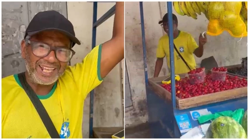 “PODE TER ATÉ 14 FILHOS:” Vendedor de frutas de Pau da Lima implora por namorada