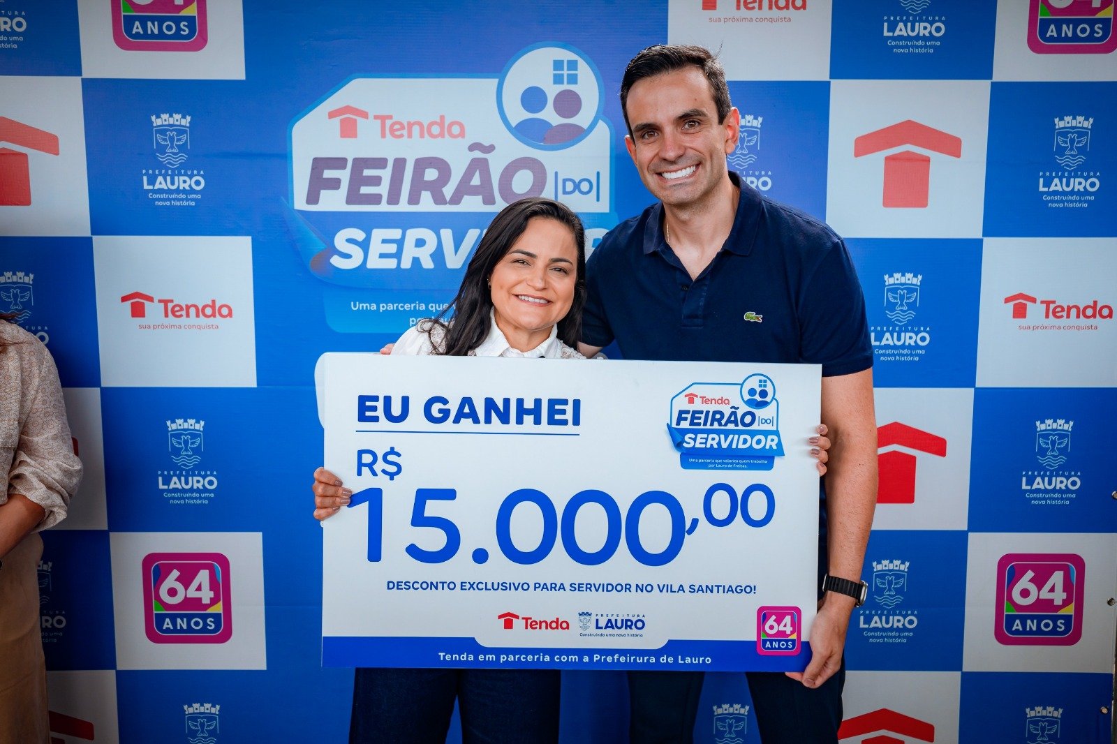 Servidores municipais de Lauro de Freitas terão descontos de R$ 15 mil na compra de imóveis no Feirão do Servidor -