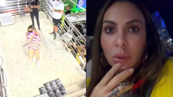 DEU BO! Alinne Rosa procura polícia após ser atingida por copo durante show
