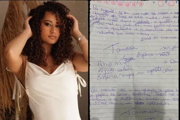 Jovem encontrada amordaçada e acorrentada deixou carta para a família antes do resgate
