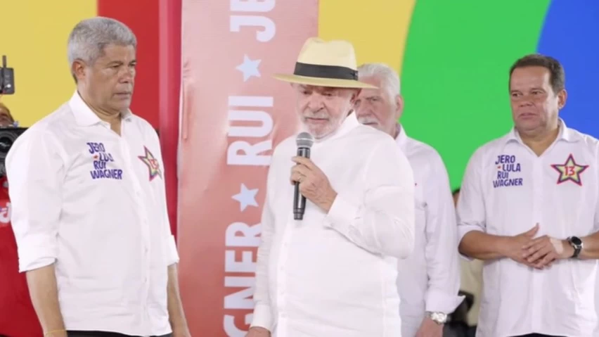 Lula diz que Jerônimo apresentou apenas um projeto e governador cobra Rui