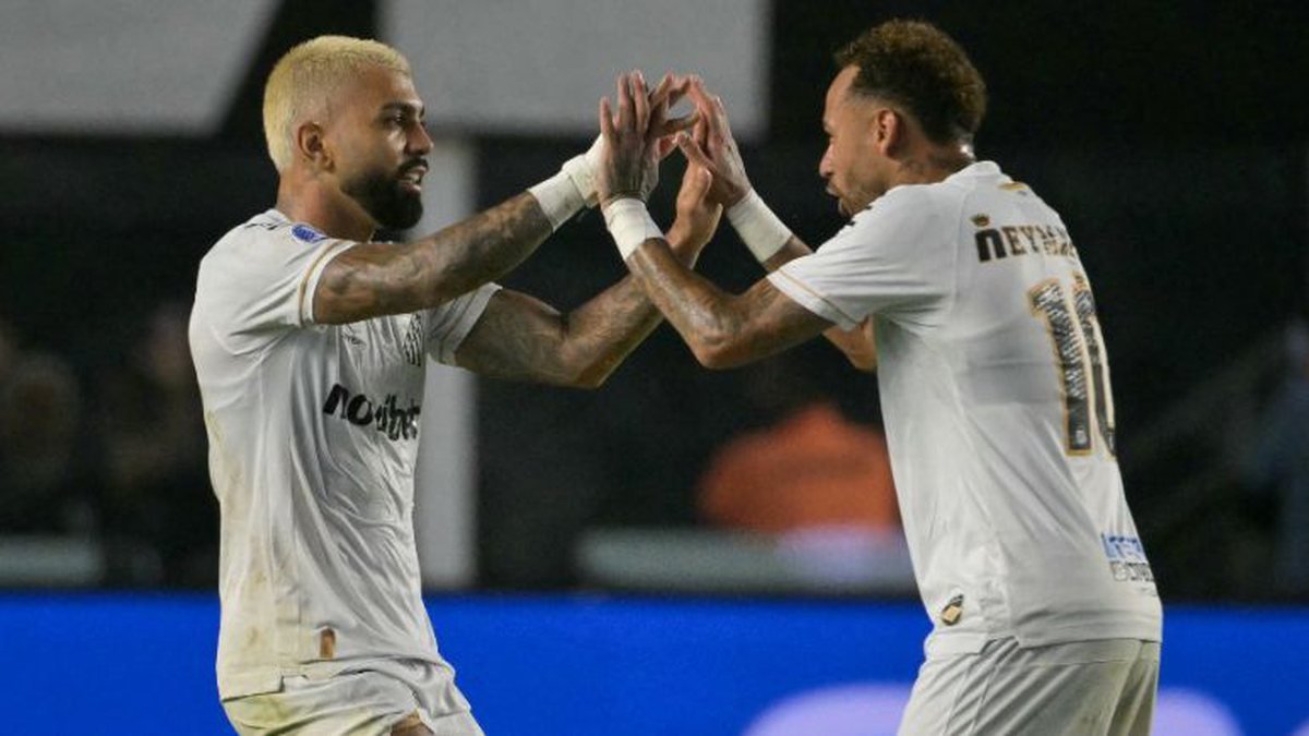 Neymar dá assistência magistral para centésimo gol de Gabigol e fãs vão à loucura; veja lance