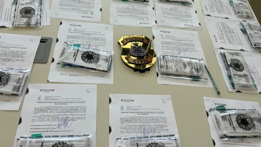Polícia Civil devolve 14 celulares recuperados durante 9ª fase de operação na Bahia