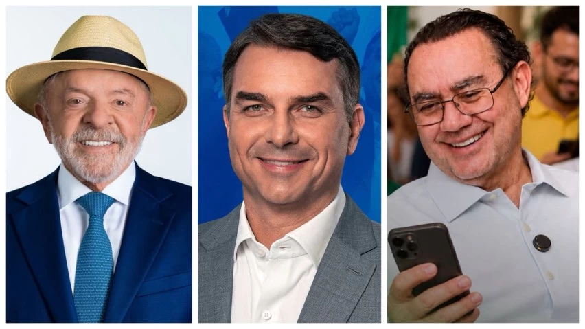 DISPUTA APERTADA! Cury dispara, Lula cai e Flávio segue perto, diz Datafolha