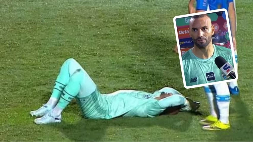Goleiro do Grêmio passa mal antes de jogo contra o Vitória no Barradão