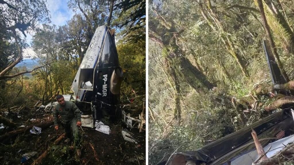 Helicóptero com Rick caiu um minuto após último sinal, estima FAB