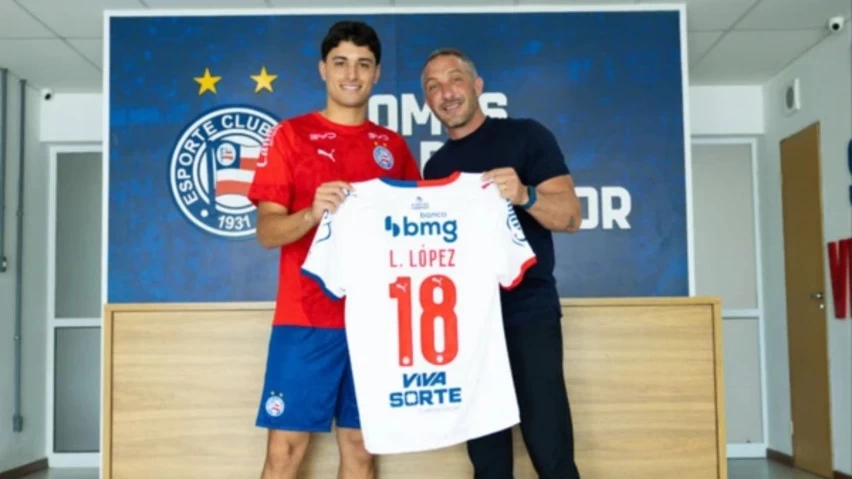 NOVO REFORÇO! Bahia anuncia volante argentino de 21 anos