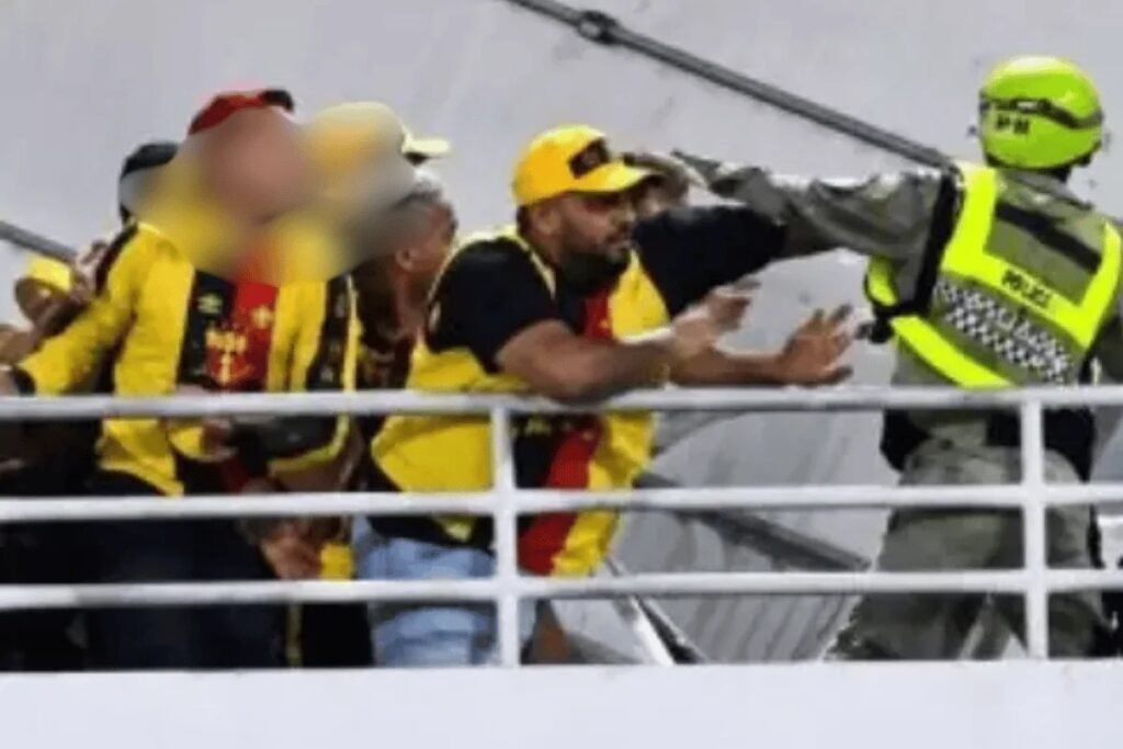 Torcedor do Leão é preso depois de agredir policial