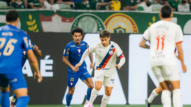 Bahia joga mal, perde para o Palmeiras e se afasta do G4 do Brasileirão