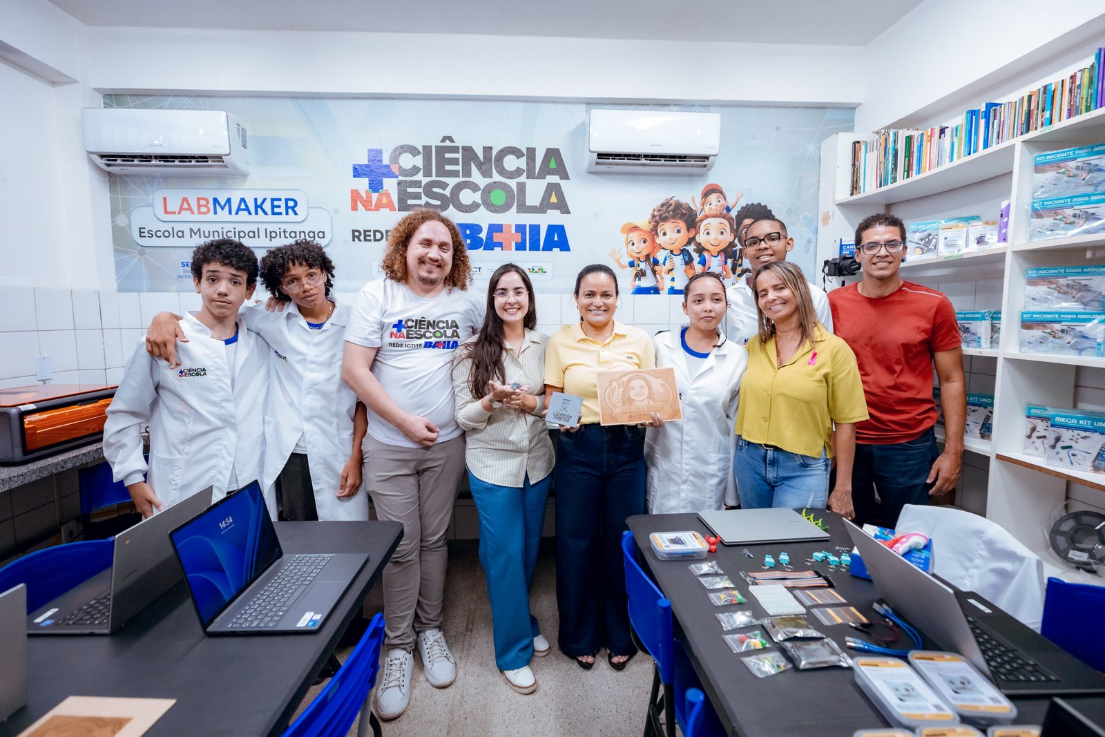 Lauro de Freitas inaugura 1º laboratório Maker da rede municipal e amplia acesso à ciência e tecnologia -