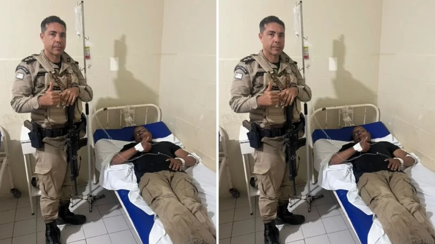 Major nada mais de 500 metros para salvar sargento após ataque de abelhas no Rio São Francisco