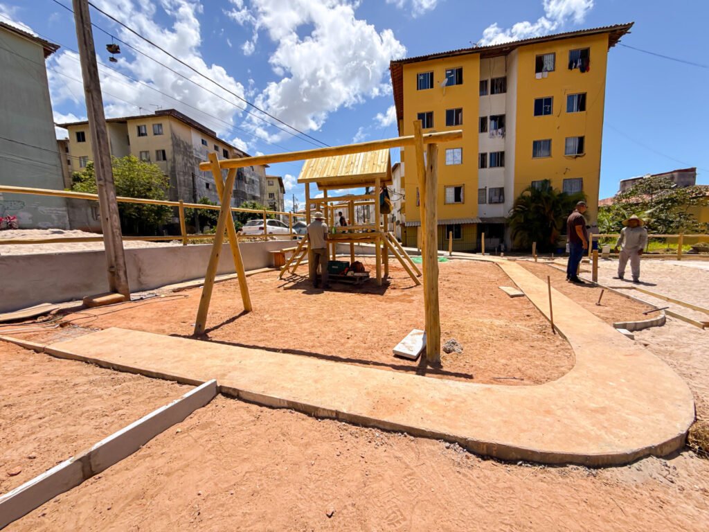 Praça do Lindu tem 40% das obras de requalificação concluídas -